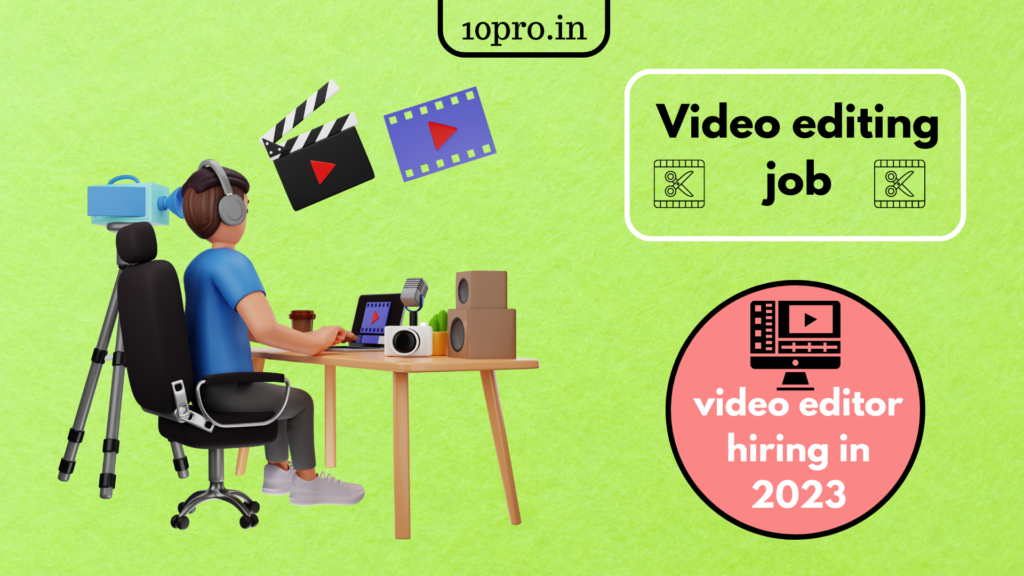 remote video editor content creator job